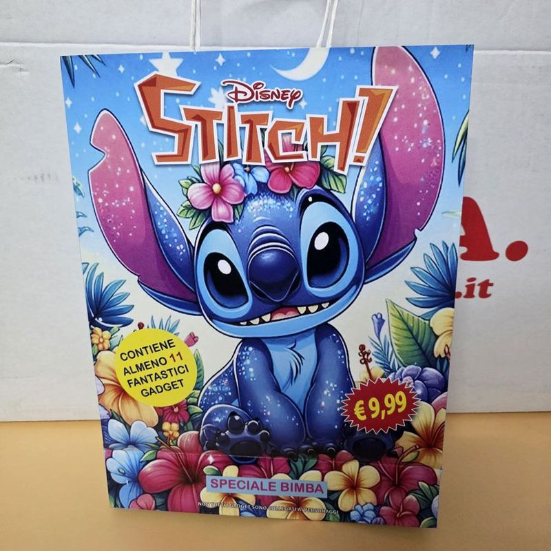Shopper Stitch per bambina con 11 regali - (5 pezzi) Shopper Stitch per bambina con 11 regali - (5 pezzi)