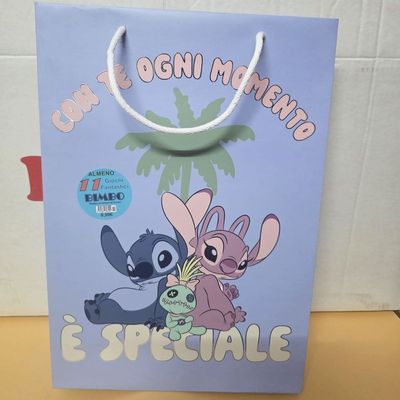 Shopper Stitch per bambino con 11 regali - (5 pezzi) Shopper Stitch per bambino con 11 regali - (5 pezzi)