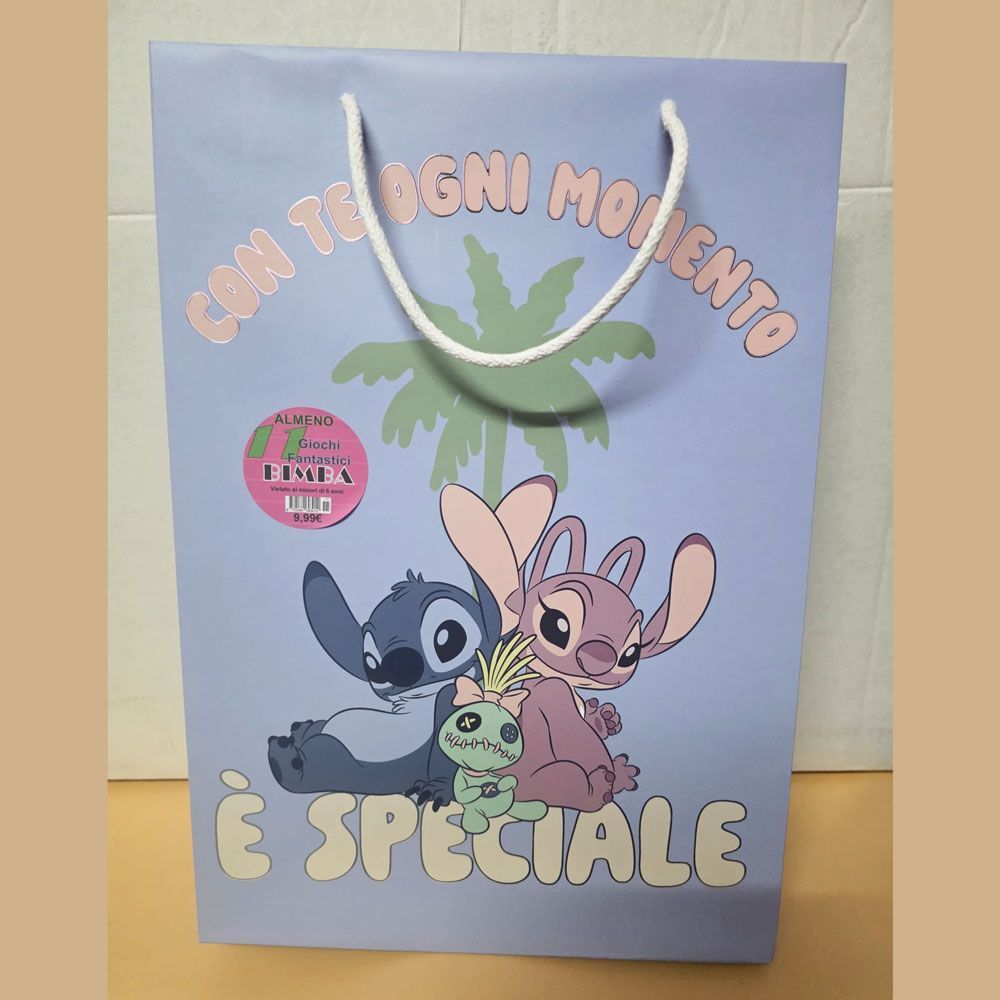 Shopper Stitch per bambina con 11 regali  - (5 pezzi)