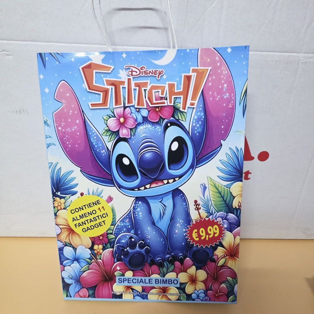 Shopper Stitch per bambino con 11 regali  - (5 pezzi)