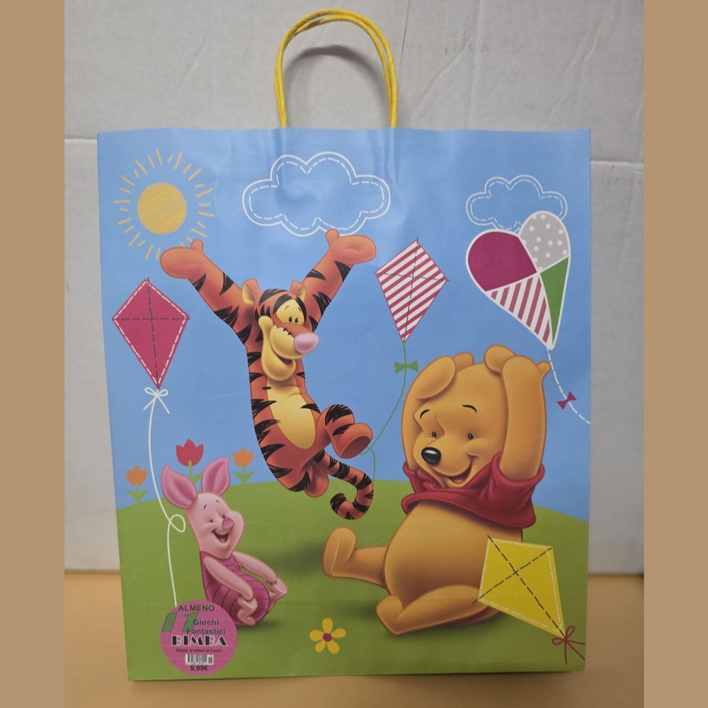Shopper Winnie the Pooh per bambina con 11 regali  - (5 pezzi)