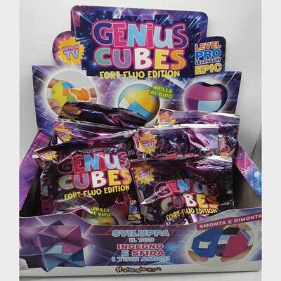 Genius Cubes Fort Fluo Edition - (12pz.) Genius Cubes Fort Fluo Edition - (12pz.)