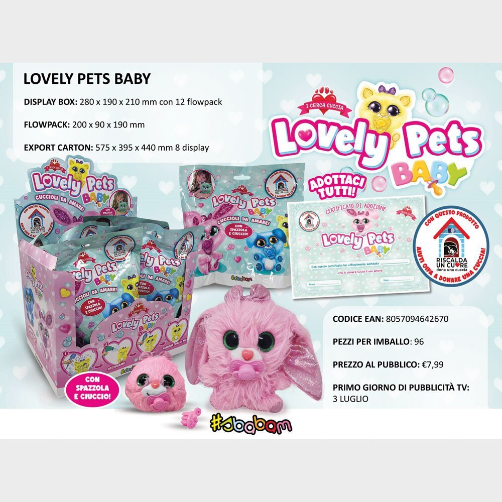 Lovely Pets Baby - (12 pz.)