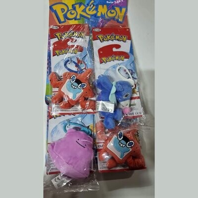Cartelle Portachiavi Pokémon - (4 pz.)