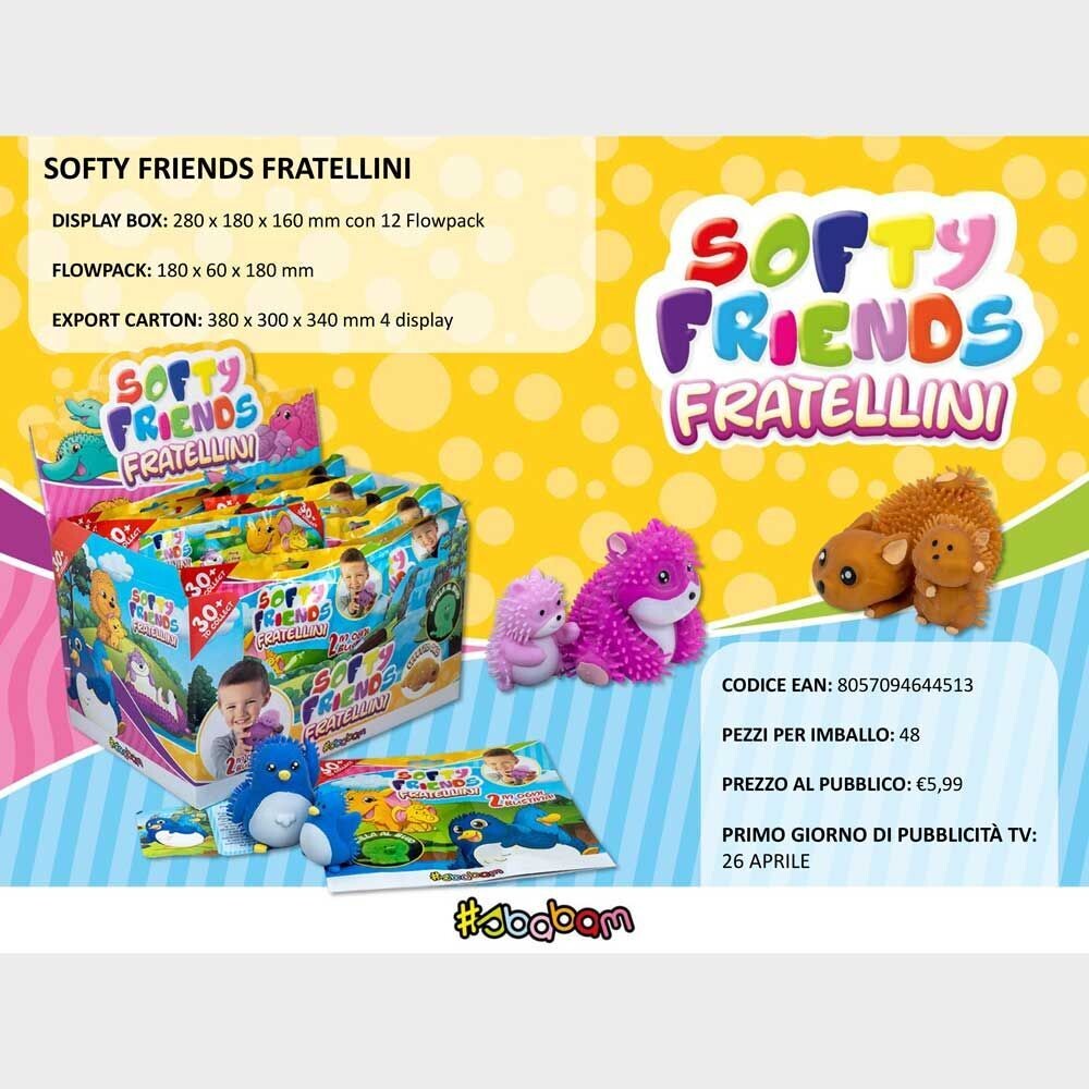 Softy Friends Fratellini - (12 pz.)