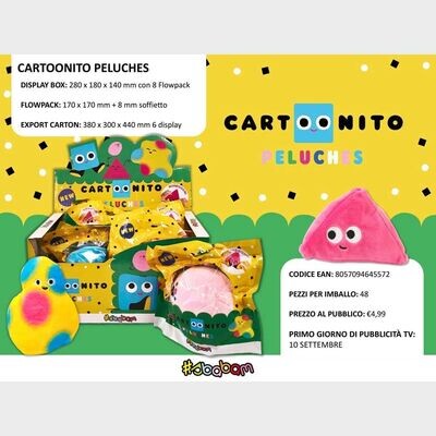 Cartoonito Peluches (8 pz) Cartoonito Peluches (8 pz)