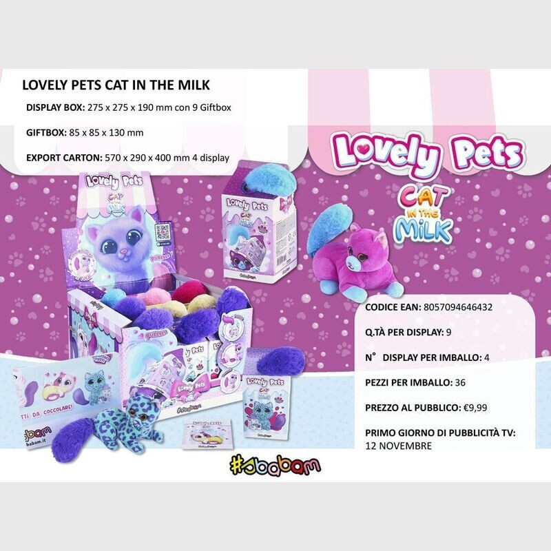 Lovely Pets - Cat in the milk (9 pz.) Lovely Pets - Cat in the milk (9 pz.)