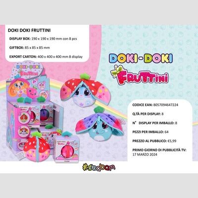 Doki Doki Fruttini (8 pz.) Doki Doki Fruttini (8 pz.)