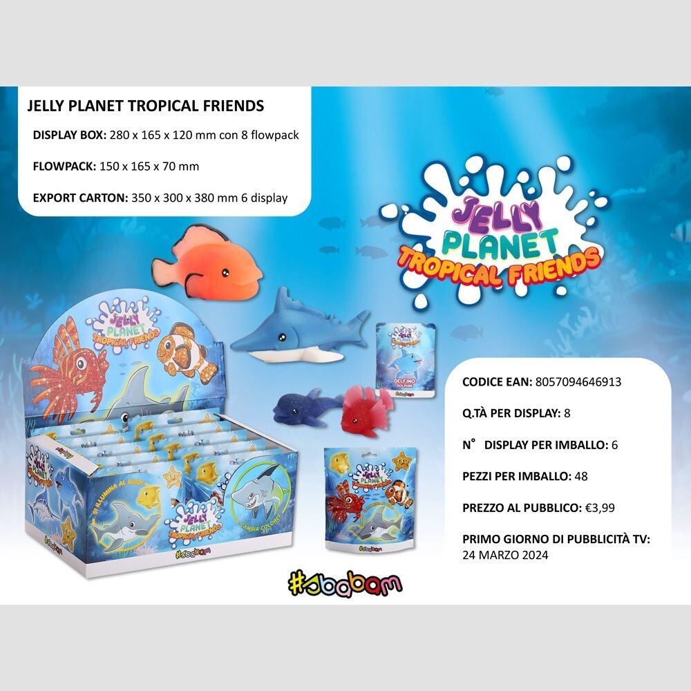 Jelly Planet - Tropical Friends (8 pz.)