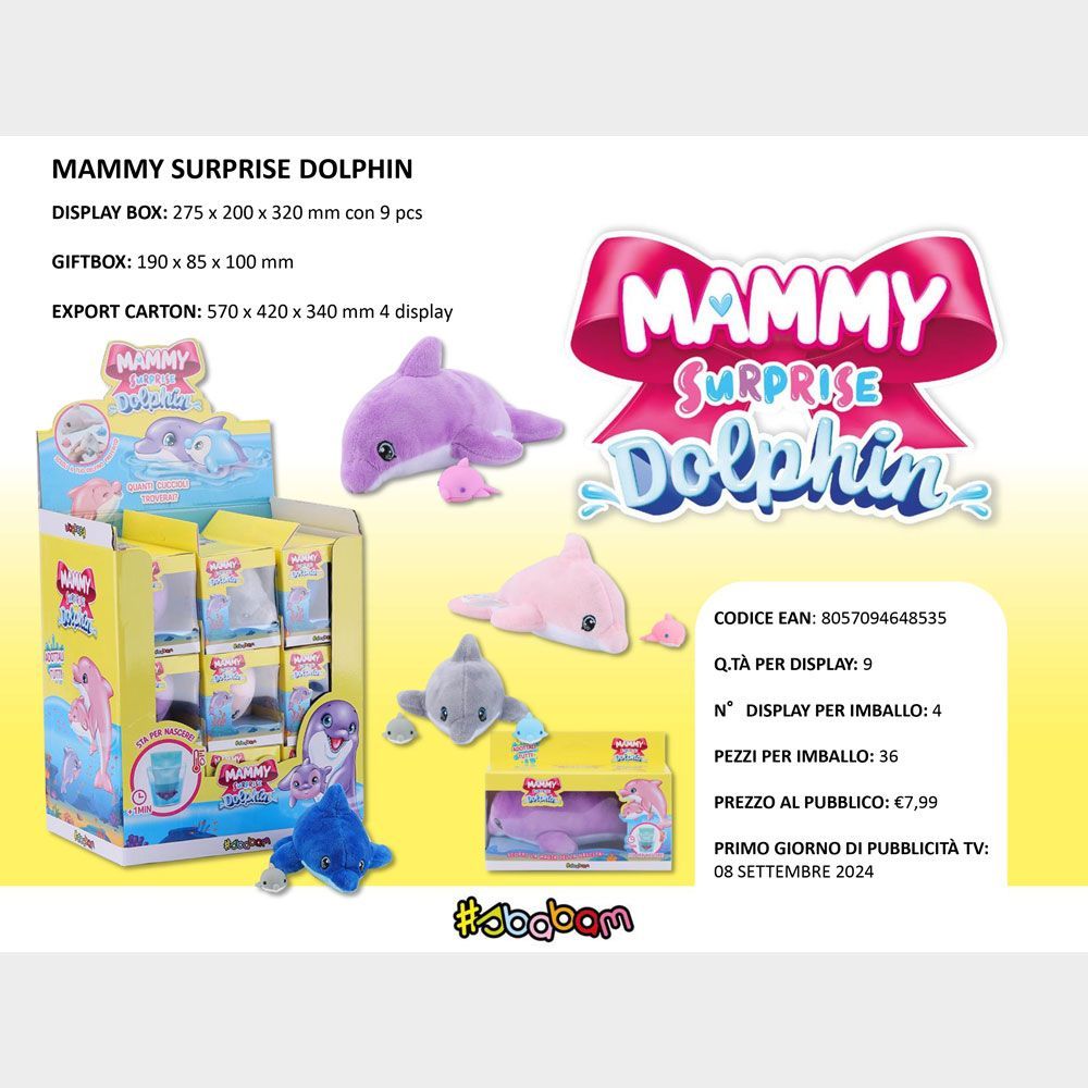 Mammy Surprise Dolphin - (9 pz.) Mammy Surprise Dolphin - (9 pz.)