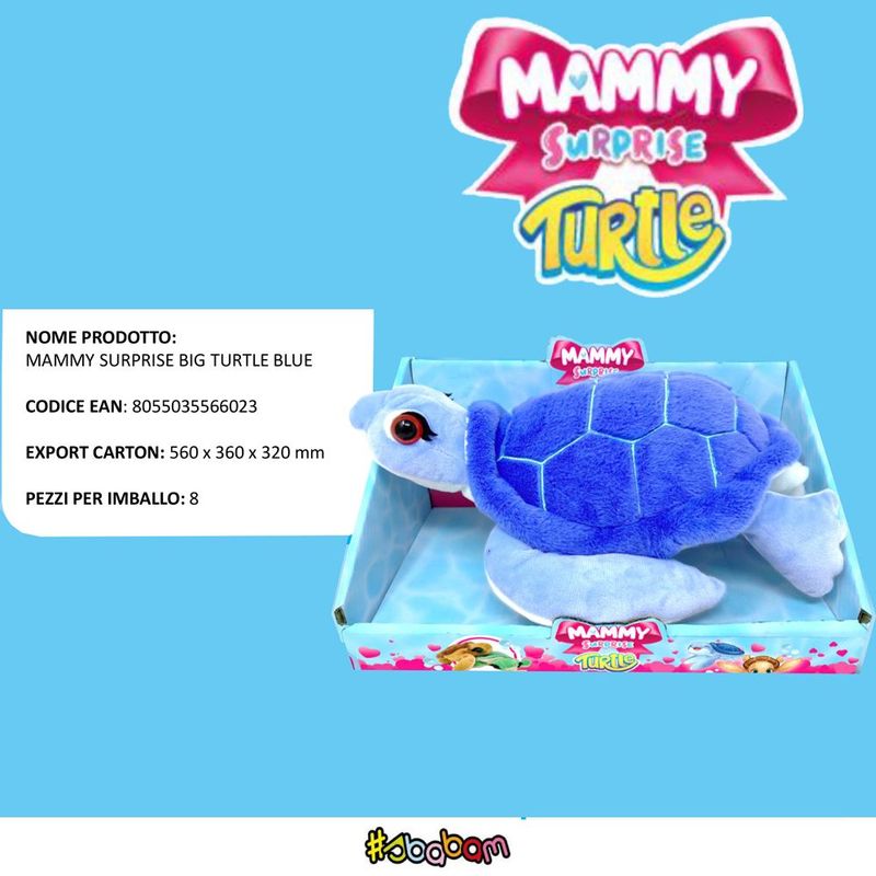 Mammy Surprise Big Turtle Blue - (1pz) Mammy Surprise Big Turtle Blue - (1pz)