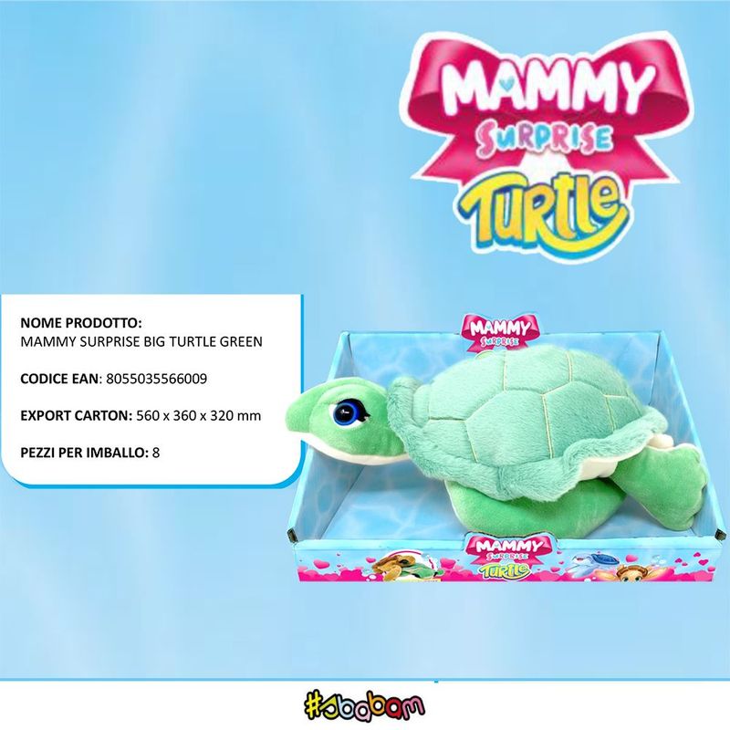 Mammy Surprise Big Turtle Green - (1pz) Mammy Surprise Big Turtle Green - (1pz)