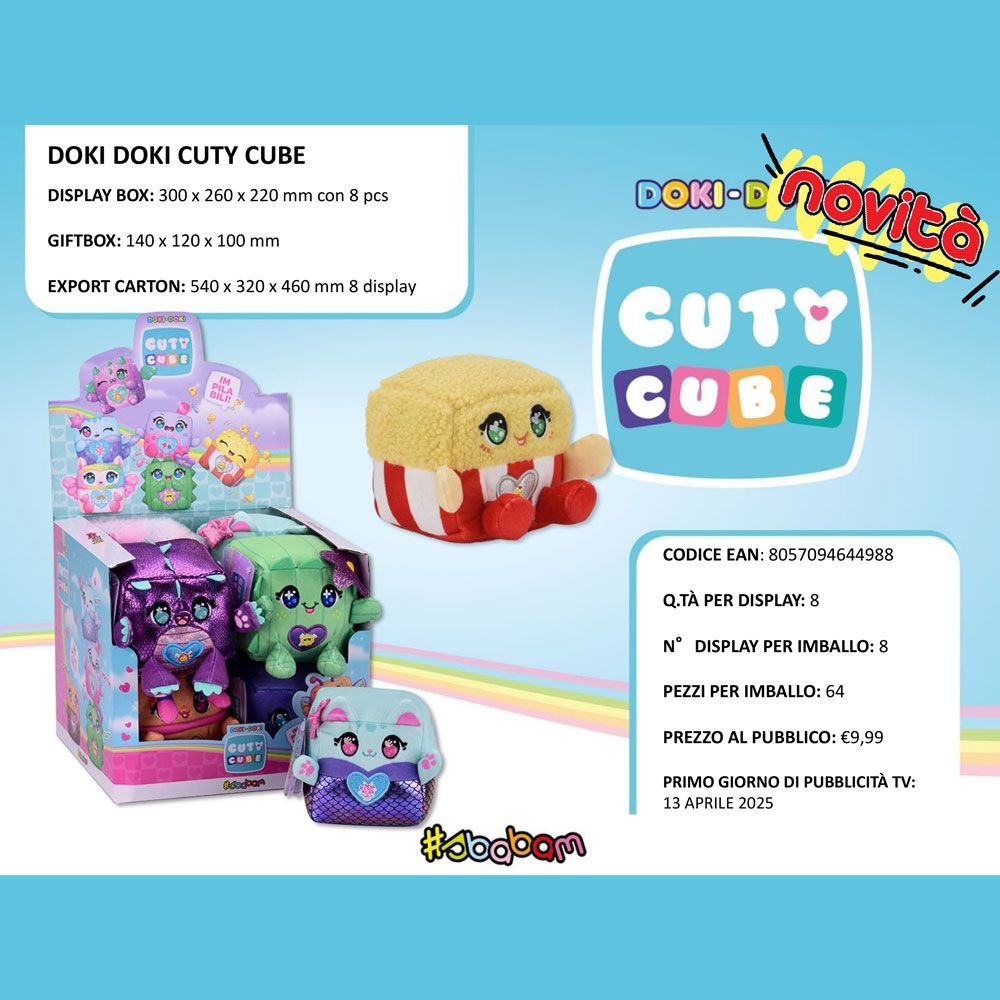 Doki Doki Cuty Cube - (8pz) Doki Doki Cuty Cube - (8pz)