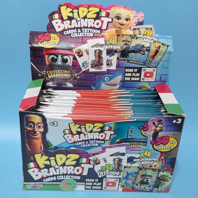 Kidz Brainrot - Cards & Tattoos Collection (15 pz) Kidz Brainrot - Cards & Tattoos Collection (15 pz)