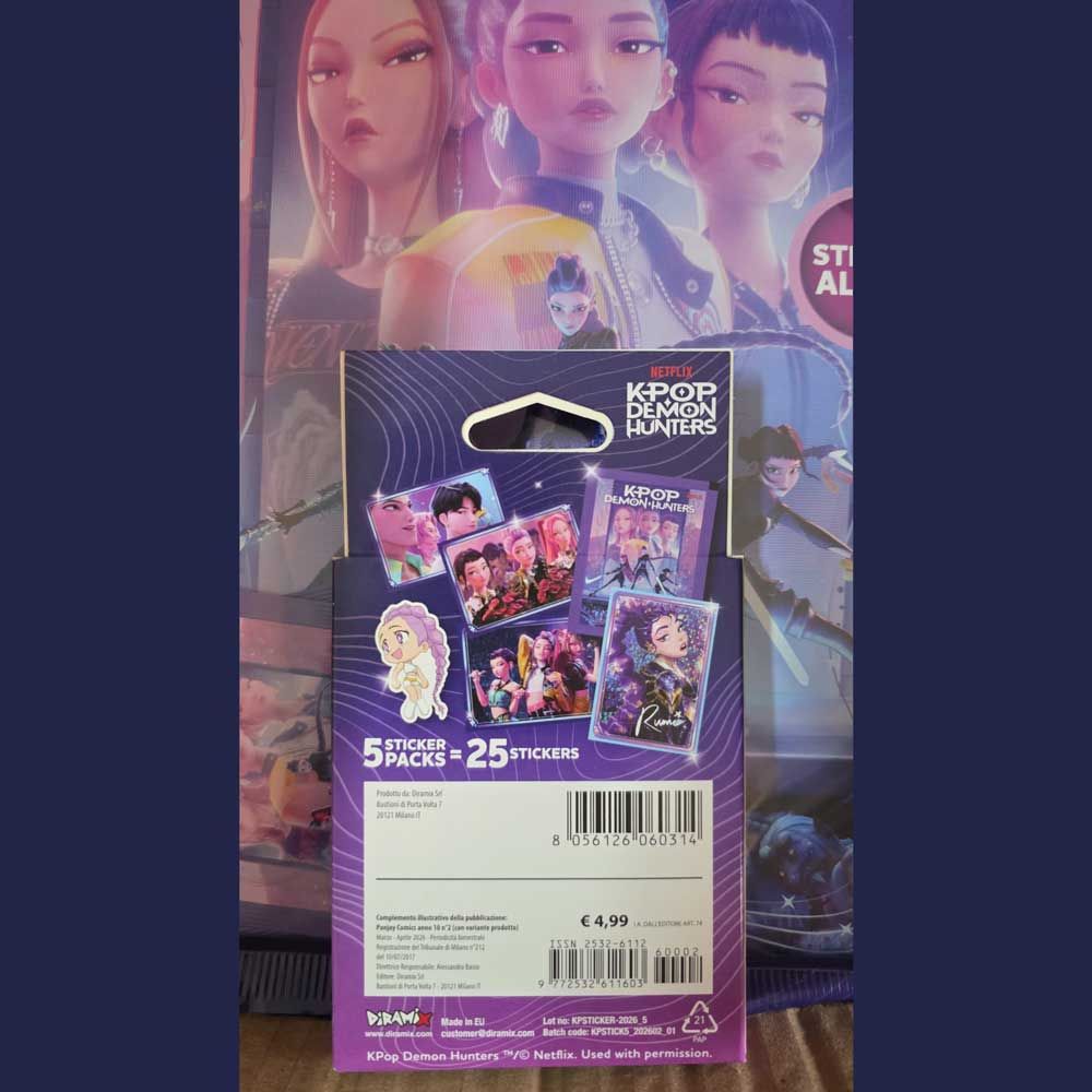 K-Pop Demon Hunters - box 25 stickers