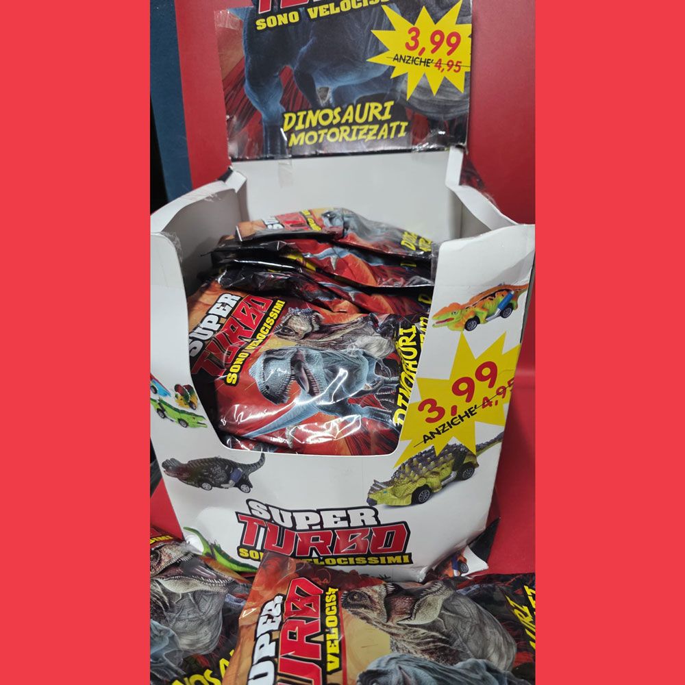 Super Turbo - Dinosauri Motorizzati - (25 pz)