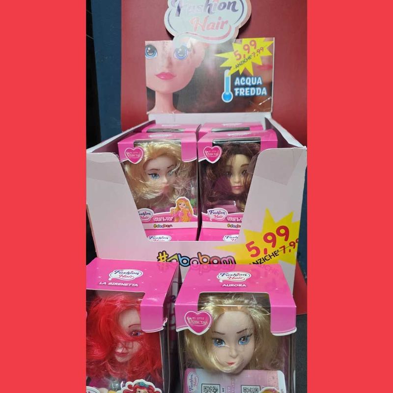 My Little Princess Fashion Hair (6 pz) My Little Princess Fashion Hair (6 pz)