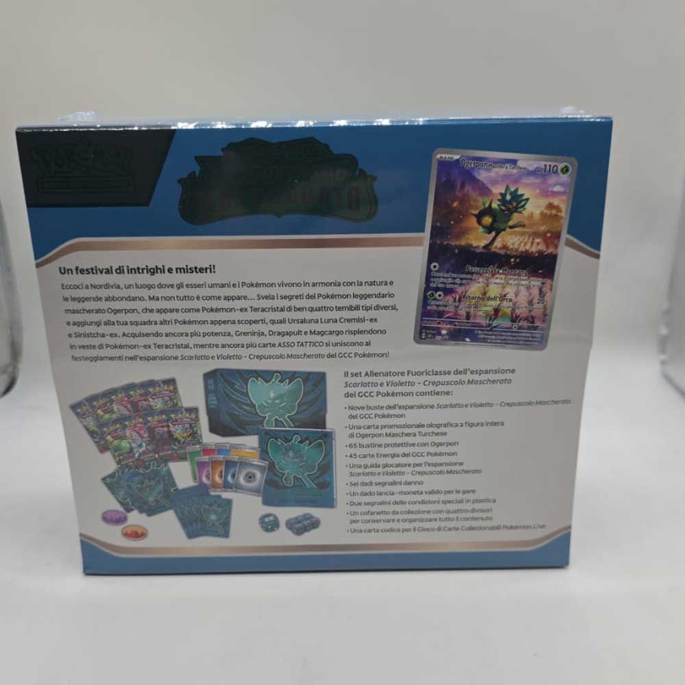 Pokémon Set Allenatore Fuoriclasse dell'espansione Scarlatto e Violetto - Crepuscolo Mascherato (1 pz.)