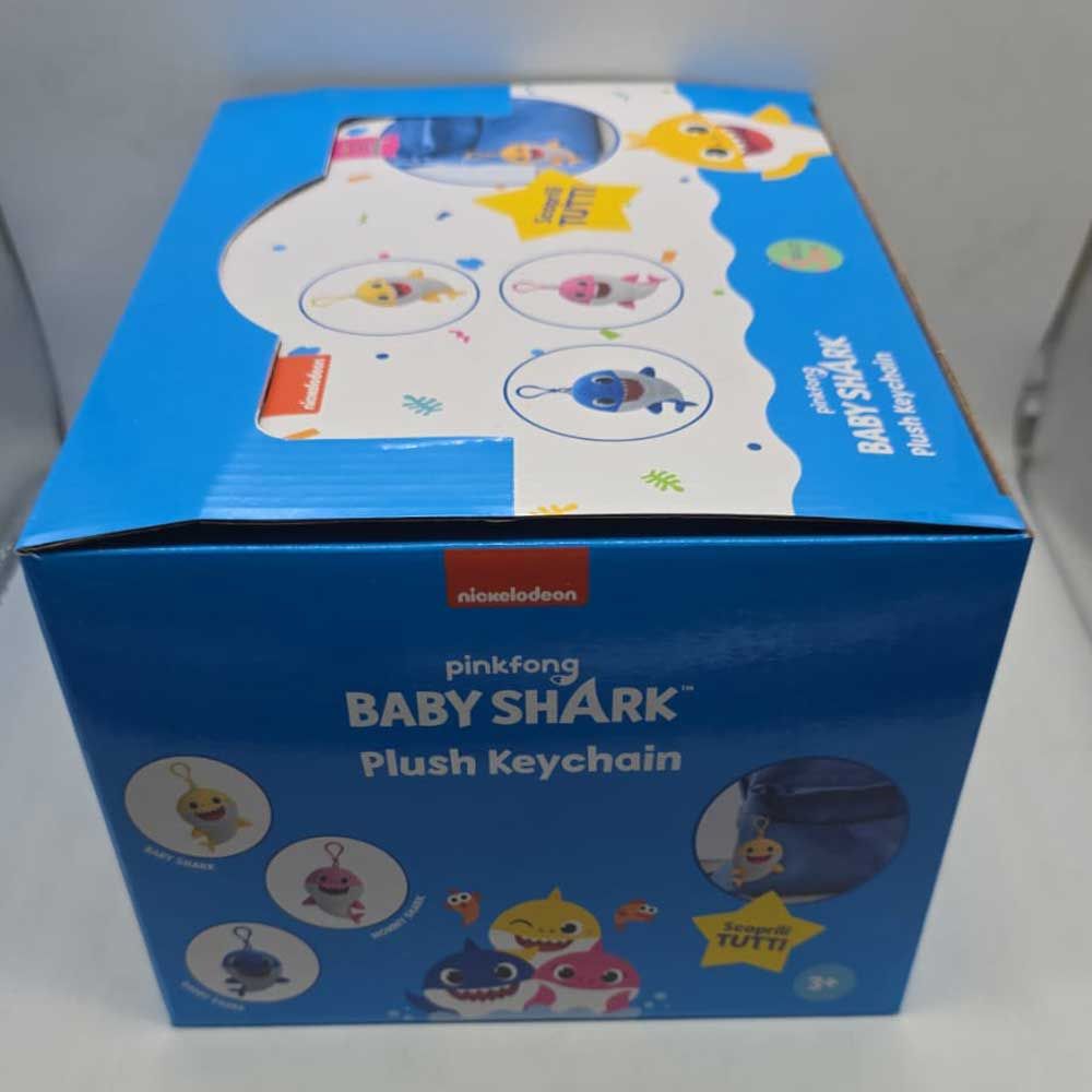 Baby Shark Plush Keychain - (24 pz.)