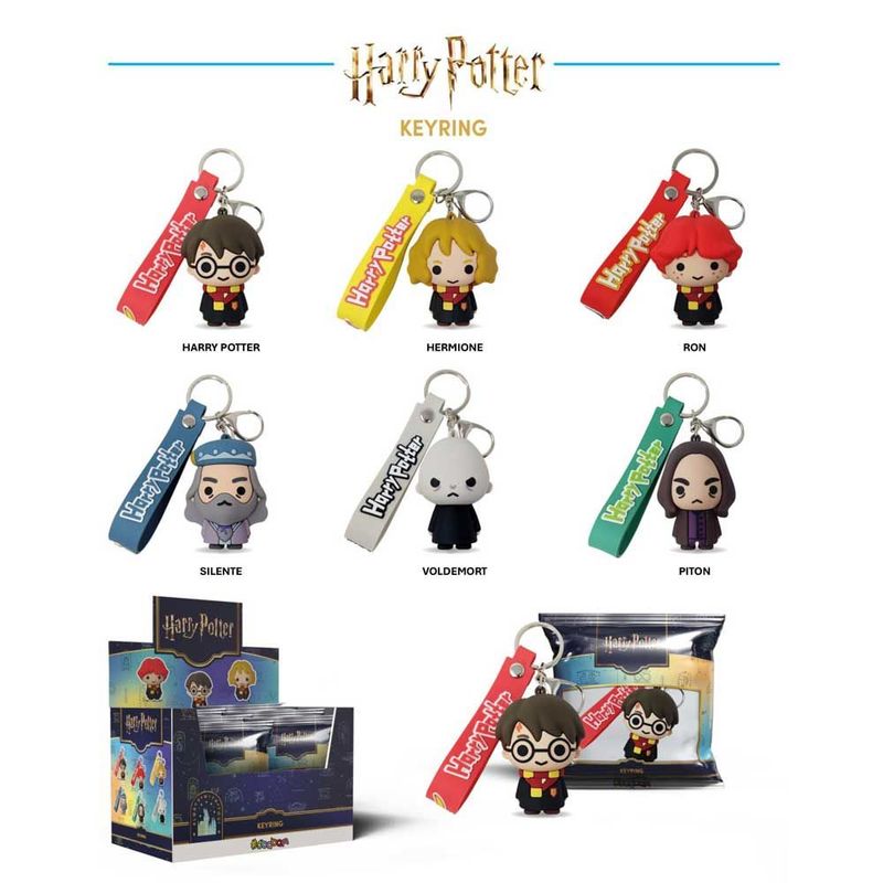 Harry Potter Key Ring - (6 pz.) Harry Potter Key Ring - (6 pz.)