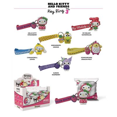 Hello Kitty and Friends - Key Ring Series 3 - (6 pz.) Hello Kitty and Friends - Key Ring Series 3 - (6 pz.)