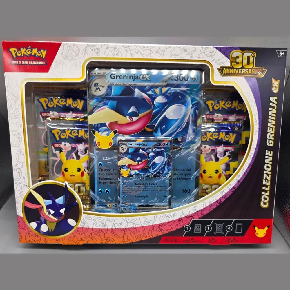 Pokémon 30° Anniversario - Collezione Greninja-ex (1 pz.)