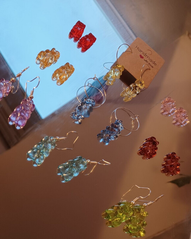  Random Gummy Bear Earrings