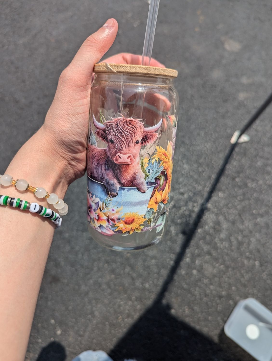 16oz Glass Can Tumbler