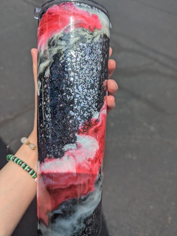 30oz Glitter Tumbler