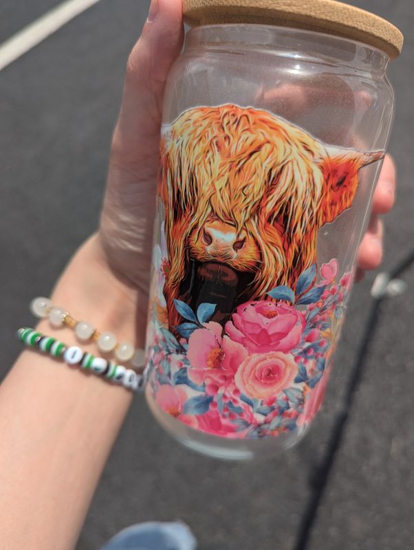 16oz Glass Can Tumbler