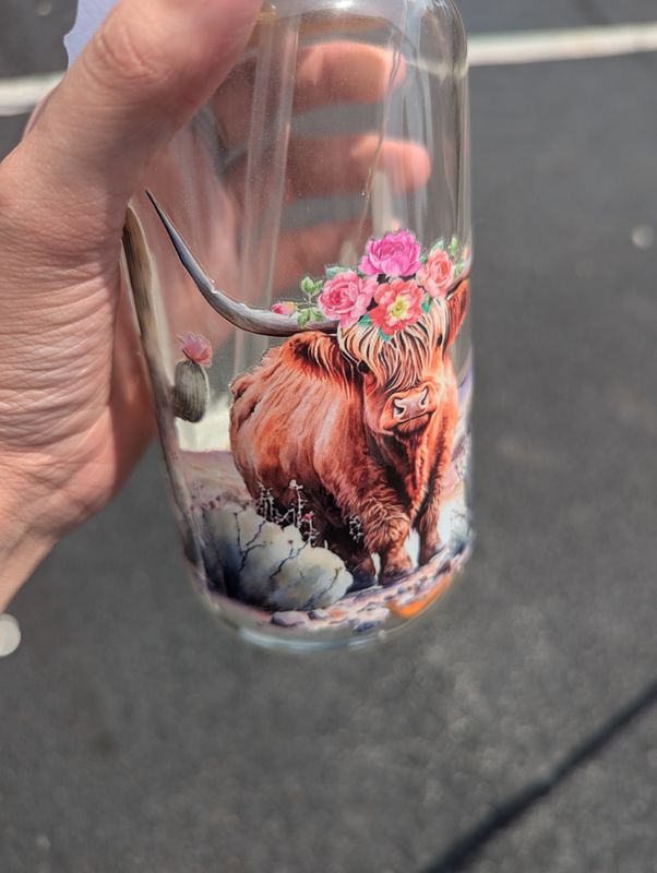 16oz Glass Can Timbler