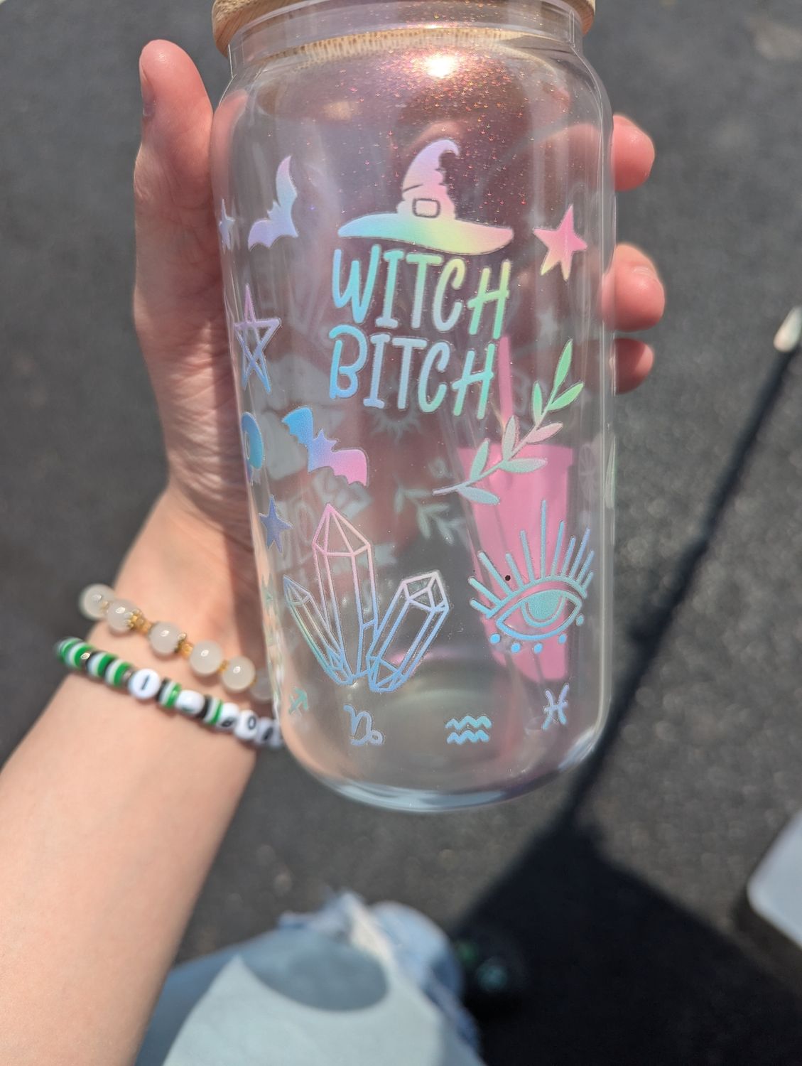 16oz Glass Can Tumbler