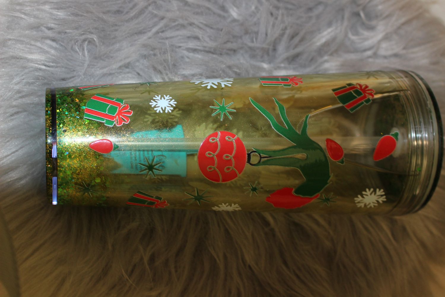 24oz Snow Globe Tumbler