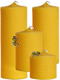 Bougie pure Cire d&#39;Abeille