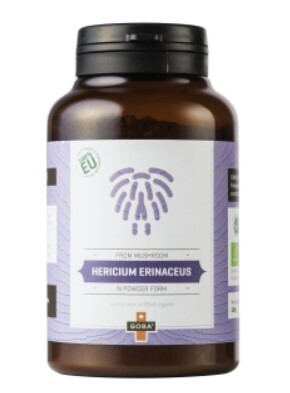 Goba®, resasti bradovec ( Hericium erinaceus ), prah, 100 g