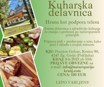 Naturopatski kuharski tečaj Naturopatski kuharski tečaj