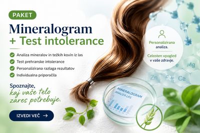 PAKET Mineralogram + test intolerance