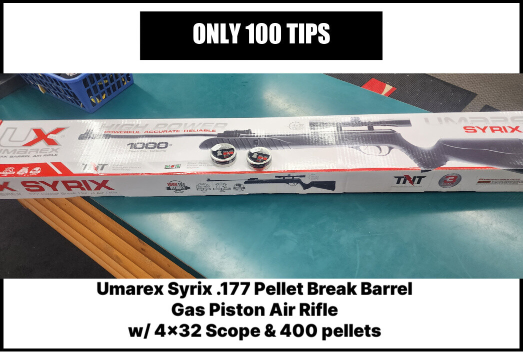 Umarex Syrix .177 Pellet Break Barrel Gas Piston Air Rifle w/ 4x32