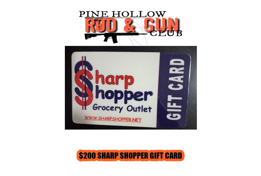 $200 SHARP SHOPPER GIFT CARD