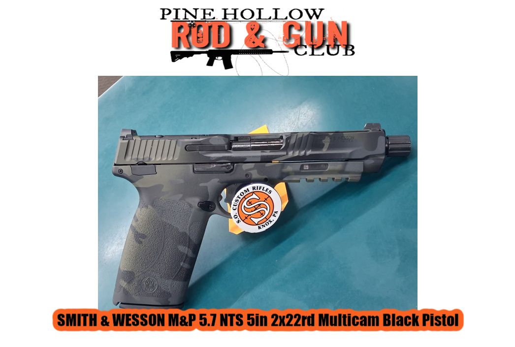 SMITH &amp; WESSON M&amp;P 5.7 NTS 5in 2x22rd Multicam Black Pistol