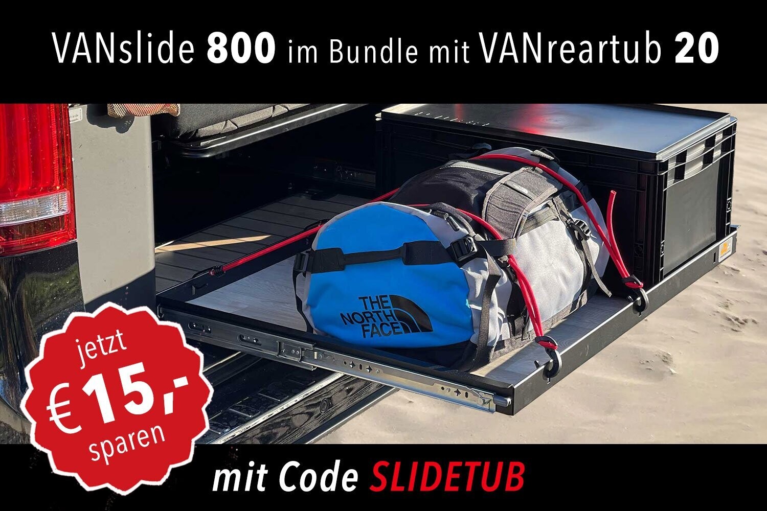 VANslide 800 für Mercedes Marco Polo (mit Küche) + VANreartub20 VANslide 800 für Mercedes Marco Polo (mit Küche) + VANreartub20