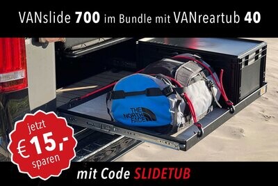VANslide 700 für Mercedes Marco Polo (mit Küche) + VANreartub40