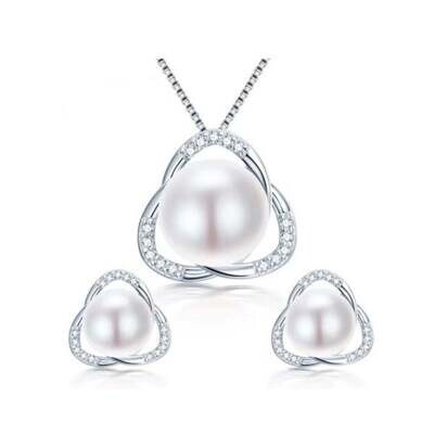 Sophia X - Bridesmaid Jewelry Set Pearl