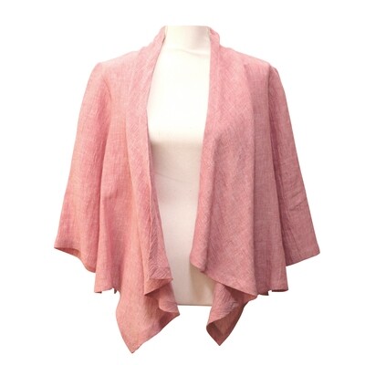 Crushed Linen Waterfall Jacket Crushed Linen Waterfall Jacket