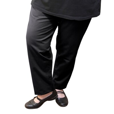 Cotton and Wool Blend Black Pants Cotton and Wool Blend Black Pants