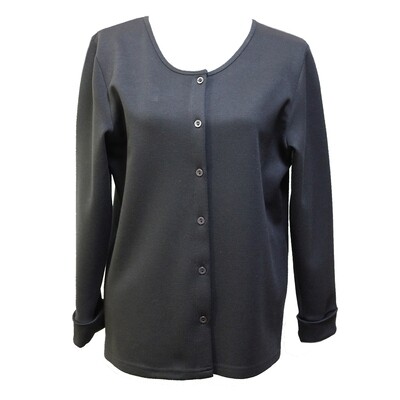 Pure Wool Ponte Knit Button Up Cardigan Pure Wool Ponte Knit Button Up Cardigan