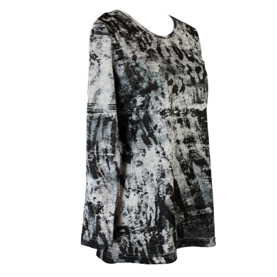 Print Long Sleeve Tunic Top Print Long Sleeve Tunic Top