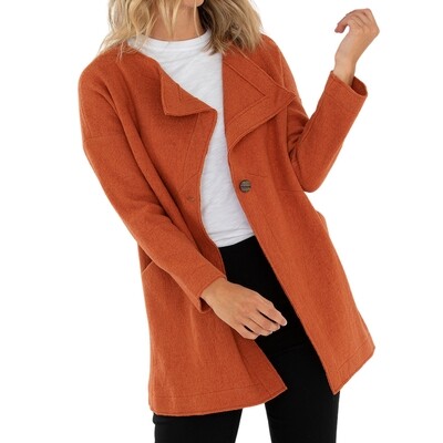 Boiled Wool Coat by Marco Polo Boiled Wool Coat by Marco Polo