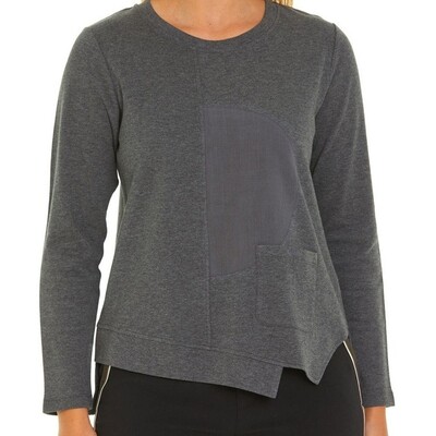 Cotton Blend Spliced Tee by Marco Polo Cotton Blend Spliced Tee by Marco Polo