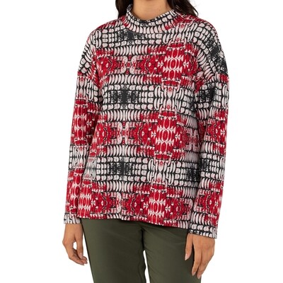 Relaxed Print Top by Yarra Trail Relaxed Print Top by Yarra Trail